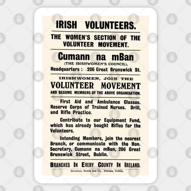 Cumann na mBan / The Women's Council Sticker by feck!